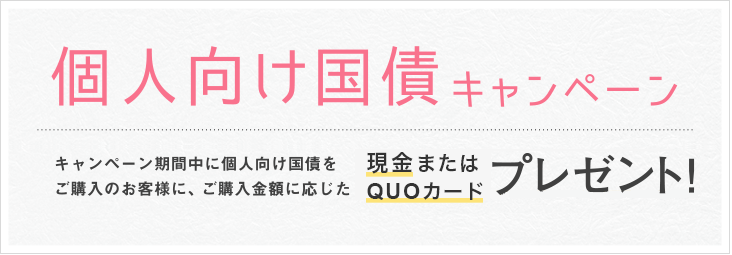 みずほ 証券 国債 キャンペーン